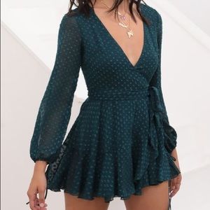 Lucy In the Sky Lexi Ruffle Wrap Dress